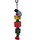 Bird Brainers Wood Chunk with Bell Large Bird Toy