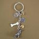 Key Chain Weimaraner with 5 Charms