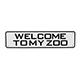 Sign Welcome To My Zoo 12 x 3 inch Plastic