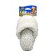 Fleece Slipper Dog Toy with Squeaker