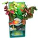 Mixed 3-Pack of Silk Aquarium Plants Small Medium