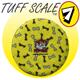 Tuffy's Sport Flyer Yellow Bone Design Dog Toy