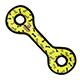 Tuffy's Tug 0' War Yellow Dog Toy
