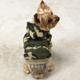 Green Camouflage Hoodie Dog Jacket Xsmall