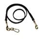 Pet Walker-Plus 3 Dog Leash Adapter Black Small Leather