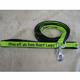 Embroidered Dog Leash 4-ft x3/4-in One of us has Hairy Legs