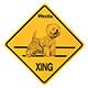 Xing Sign Westie Plastic 10.5 x 10.5 inches