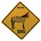 Crossing Sign Horse