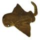 Velvet Sea Creature Sting Ray Small Dog Toy
