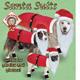 Holiday Santa Dog Suit Medium