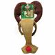 Holiday Dog Headband Red Nose Deer