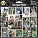 Arf Art Dog Sticker Pack Siberian Husky