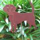 Haute Steel Garden Stake Beagle
