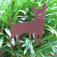 Haute Steel Garden Stake Chihuahua