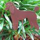Haute Steel Garden Stake Poodle
