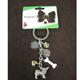 Key Chain Papillon with 5 Charms