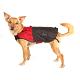 Outward Hound Dog RainCoat Red Clay with Java Brown Small