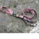 Camo Pink and Green Nylon Dog Leash 4 x 5/8