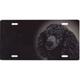 Aluminum Dog Breed License Plate with Black Poodle