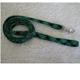 Dog Leash Reflective Web Green 1/2-inch x 6-foot