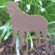 Haute Steel Garden Stake Bull Mastiff