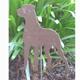Haute Steel Garden Stake Great Dane