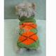 Handmade Dog Sweater Wool Argyle Green XXSmall