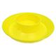 Mason Jar Bird Feeder Base Yellow