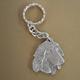 Pewter Key Chain I Love My Afghan