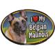 Magnet Oval Belgian Malinois