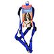 Adjustable Medium Dog Harness 3/4-inch Blue Nylon