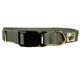 Bamboo Dog Collar Medium in Pebble Gray