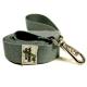 Bamboo Dog Leash 1-inch x 5-feet Pebble Gray