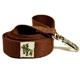 Bamboo Dog Leash 1-inch x 5-feet Tree Bark Brown