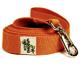 Bamboo Dog Leash 1-inch x 5-feet Fall Orange