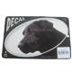 Oval Vinyl Dog Decal Black Lab Picture