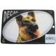 Oval Vinyl Dog Decal German Shepherd Picture
