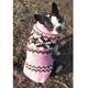 Handmade Dog Sweater Wool Aspen Pink Small