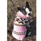 Handmade Dog Sweater Wool Aspen Pink XLarge