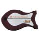Neoprene Fish Sleeper Cat Bed Burgundy