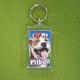 Plastic Keyring Pitbull