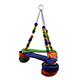 Loofah Pyramid Medium Natural Bird Toy