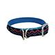 Hamilton Nylon Dog Collar Ocean Weave 5/8 x 14-inch