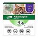 Bayer Advantage II Cat 10-18 pound 4-pack Flea Control