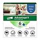 Bayer Advantage II Dog Over 55-Lb. 6 pack
