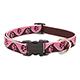 Dog Collar Adjustable NylTickled Pink 12-20in 3/4 inch width