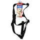 Adjustable Large Dog Harness 1-inch Black Nylon