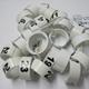 Poultry Numbered Leg Bands White Size 12 Numbered 1-25