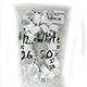 Poultry Numbered Leg Bands White Size 12 Numbered 26-50