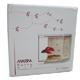 Marina Creme and Burgundy Betta Aquarium Kit